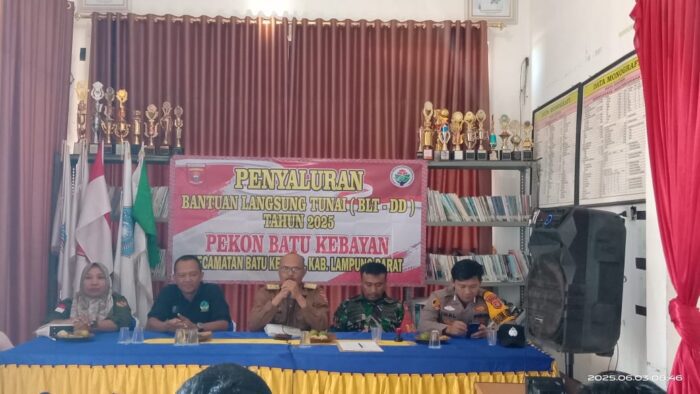 Pemerintah Pekon Batu Kebayan Salurkan BLT-DD 2025
