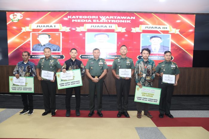 Kodim 0422/Lampung Barat Raih Penghargaan Karya Jurnalistik TMMD Tingkat Nasional Tahun 2025
