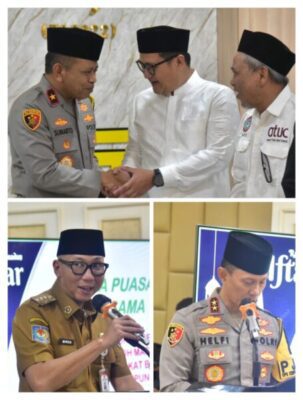 Ketua DPRD dan Gubernur Lampung Hadiri Buka Puasa Bersama Forkopimda di Mapolda Lampung DPRD Provinsi Lampung