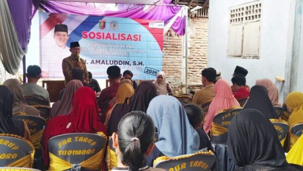 Anggota DPRD Provinsi Lampung Amaluddin Adakan Sosper di Kotaagung Tanggamus DPRD Provinsi Lampung