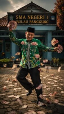 Proyek Revitalisasi SMAN 1 Pulau Panggung Dikondisikan Pihak Ketiga, Setoran MKKS Mengalir Deras